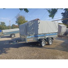 Прицеп Кремень двухосный Бизнес -3,50 на 1,56 ,борт 50см ,толщина бортов 1,5мм